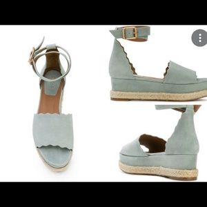 Chloe Lauren Wedge Sandals
